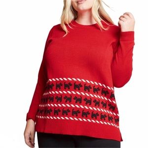 ModCloth Whimsically Warm Scottie Dog Sweater NEW Without Tags Small
